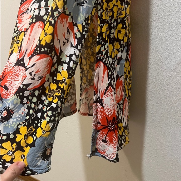 Anthropologie Elyse Printed Bias Slip Midi Dress Size S - Picture 8 of 12